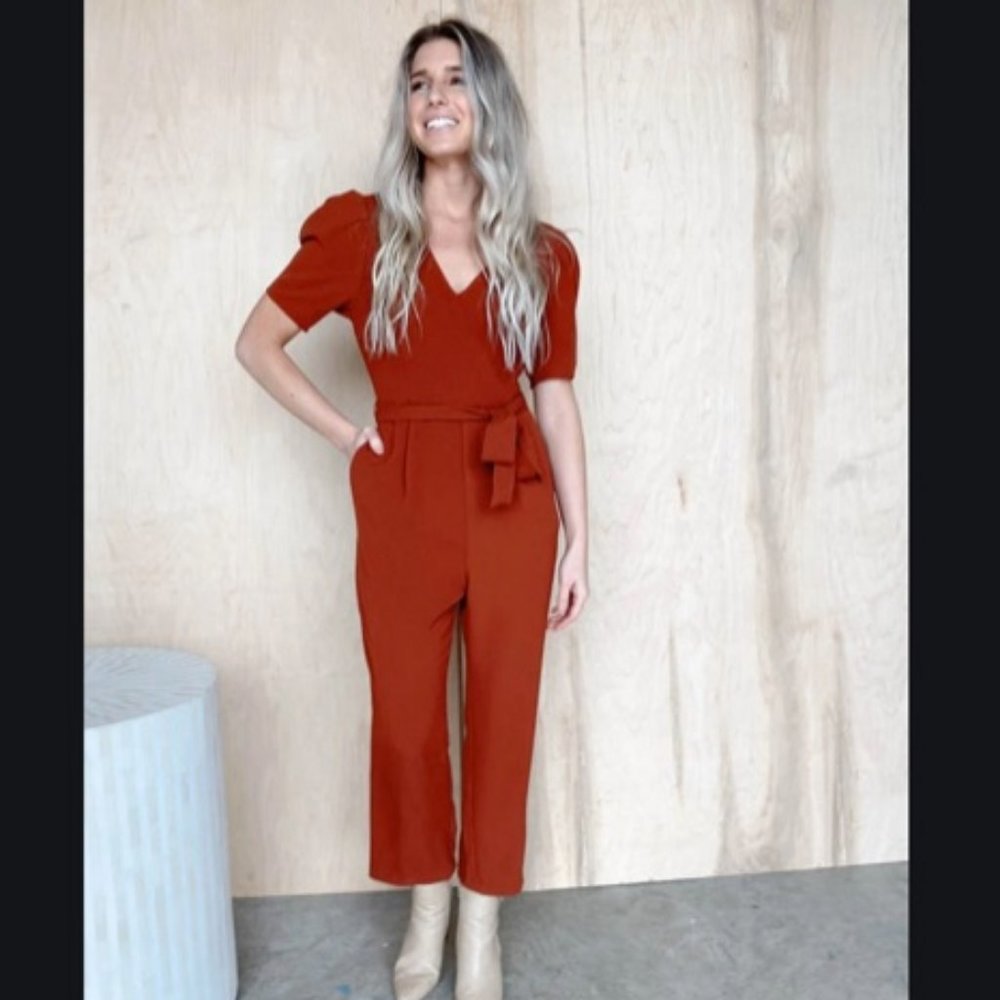 Vestique Rust Jumpsuit